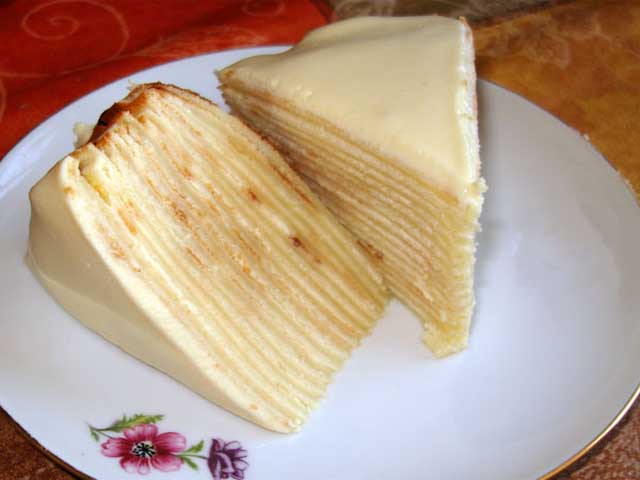Млинцевий торт – 6 смачних покрокових рецетов в домашніх умовах з фото і відео