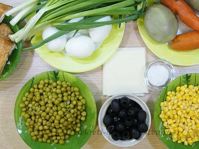 Салат Великодній храм — смачний салат на Великдень