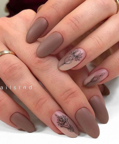 Модний манікюр: приклади красивого осіннього дизайну нігтів, які хочеться повторити