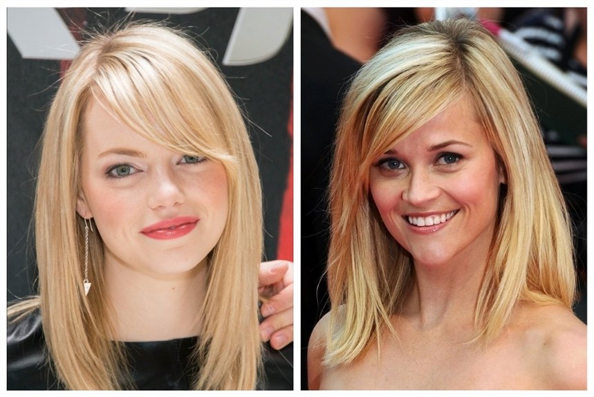 Модні стрижки з косою чубком: фото