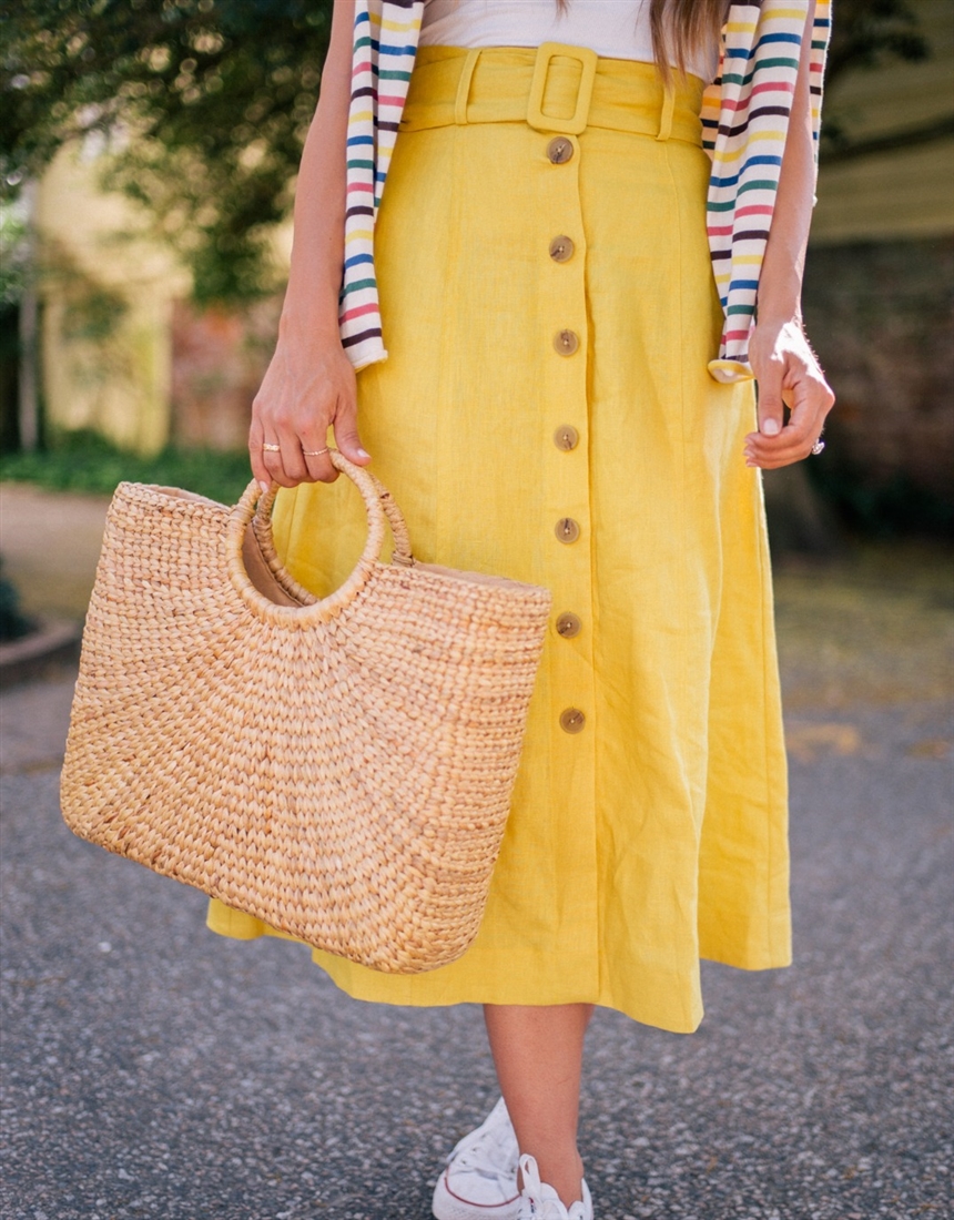 Поєднання жовтого кольору в одязі: поради стилістів