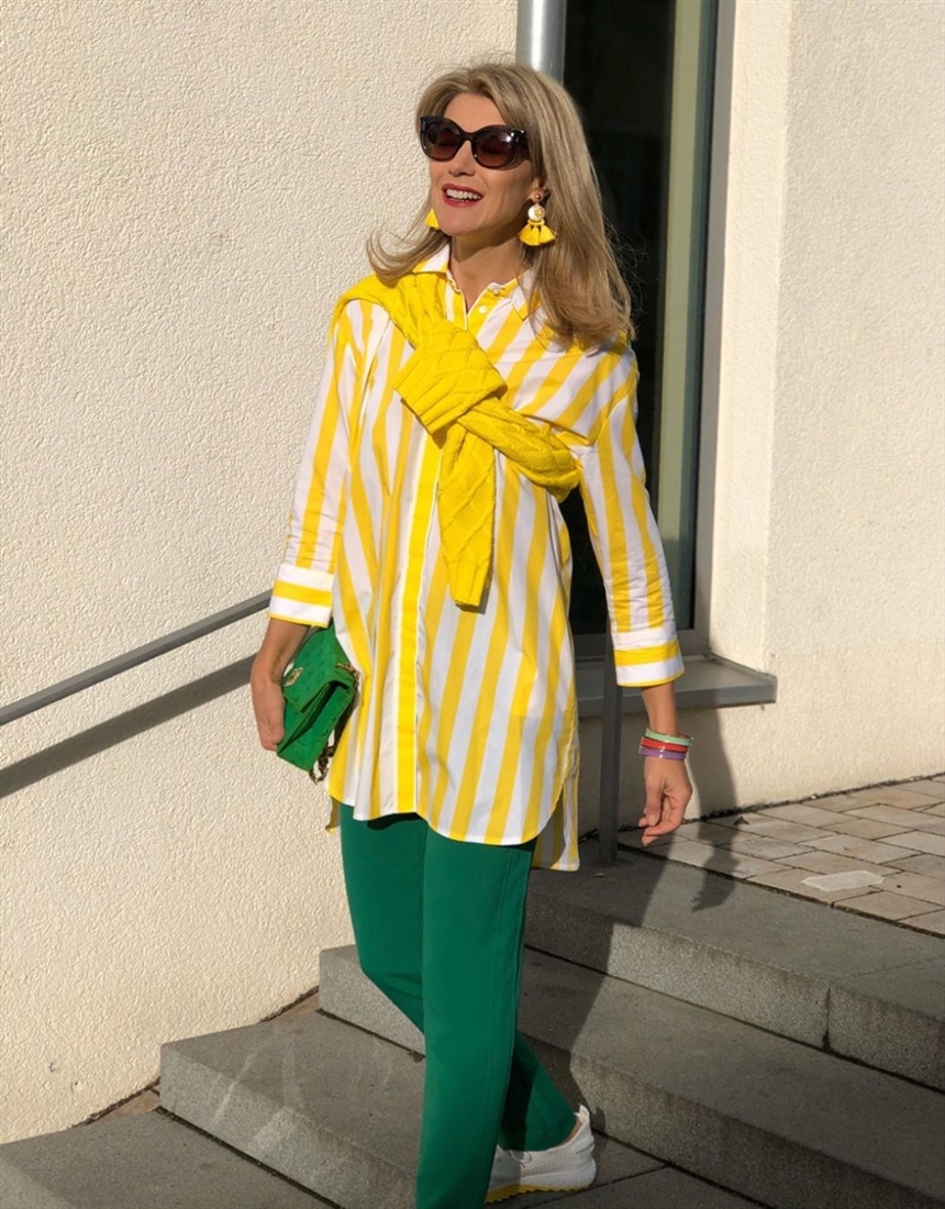 Поєднання жовтого кольору в одязі: поради стилістів