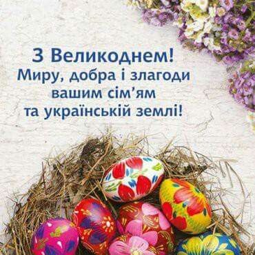 Оригінальні привітання з Великоднем простими словами