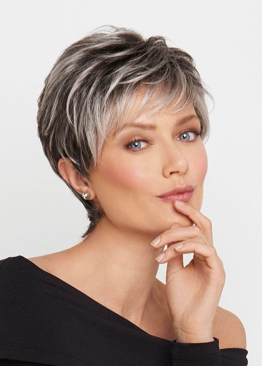 Модні ідеї фарбування сивого волосся: фото