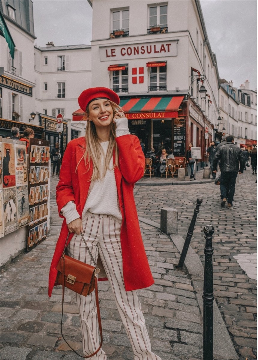 Модні осінні образи з червоним: ідеї, фото