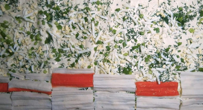 Рулет з лаваша з крабовими паличками - 16 смачних рецептів