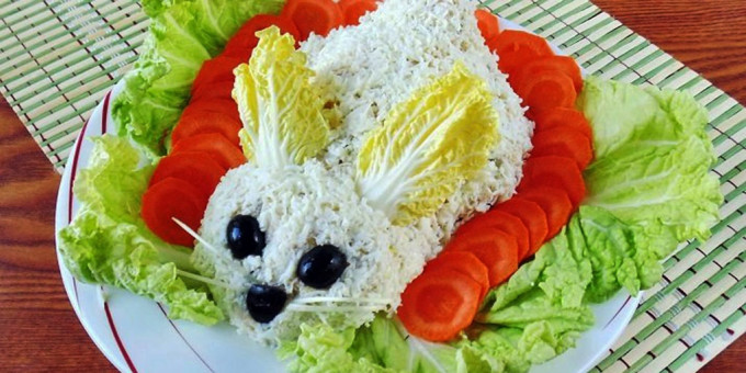 Салати на Новий 2023 Кролика | новорічні рецепти