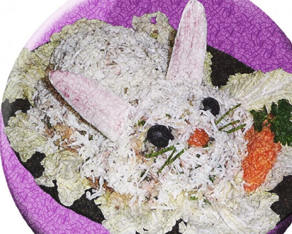 Салати у вигляді Кролика на Новий рік 2023 – прості та смачні рецепти