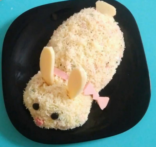 Салати у вигляді Кролика на Новий рік 2023 – прості та смачні рецепти