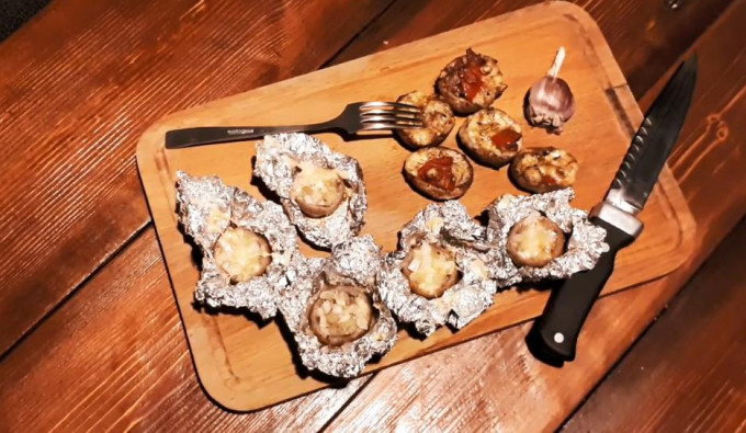 Печериці на мангалі - 12 рецептів маринаду для шашлику з грибів