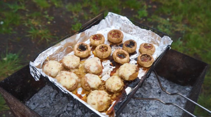 Печериці на мангалі - 12 рецептів маринаду для шашлику з грибів