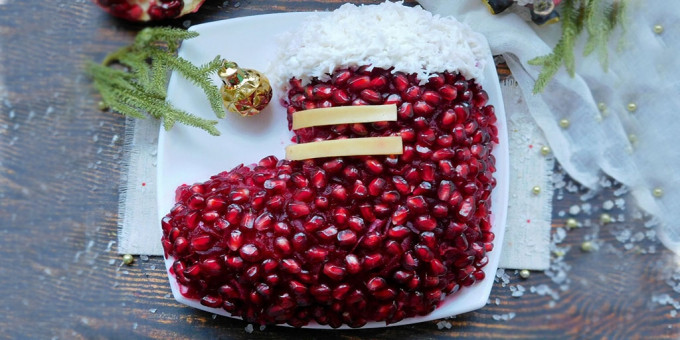 Прикраса салатів на Новий 2023 | новорічні на рік Кролика