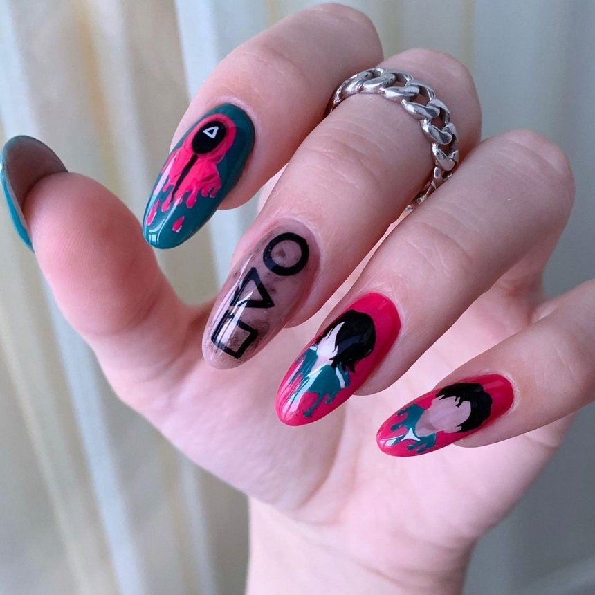 20 фотоідей манікюру за мотивами культових хорор-муві