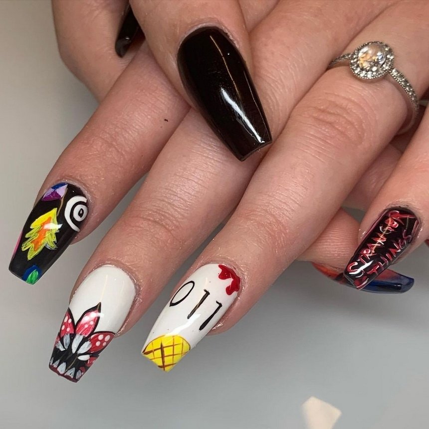 20 фотоідей манікюру за мотивами культових хорор-муві