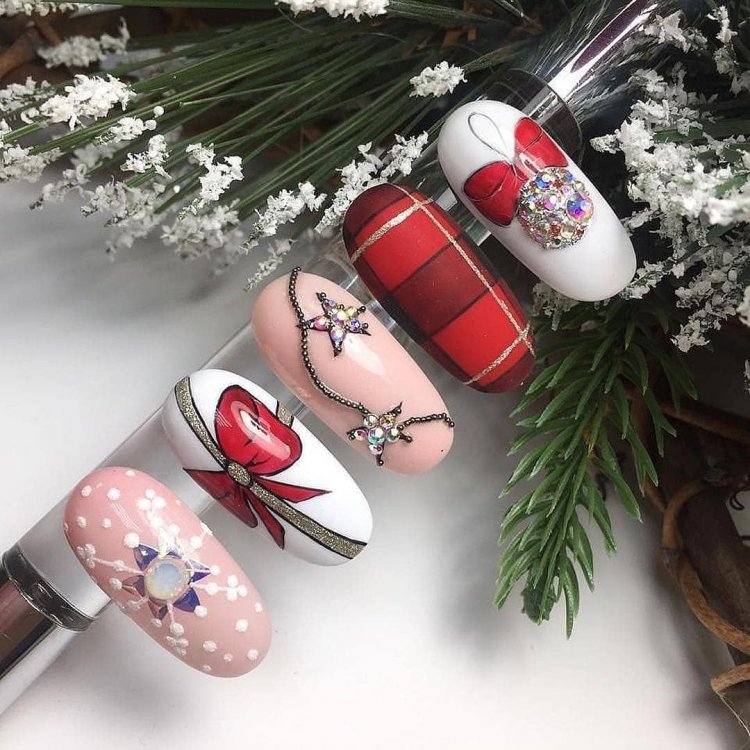 Манікюр на новий рік