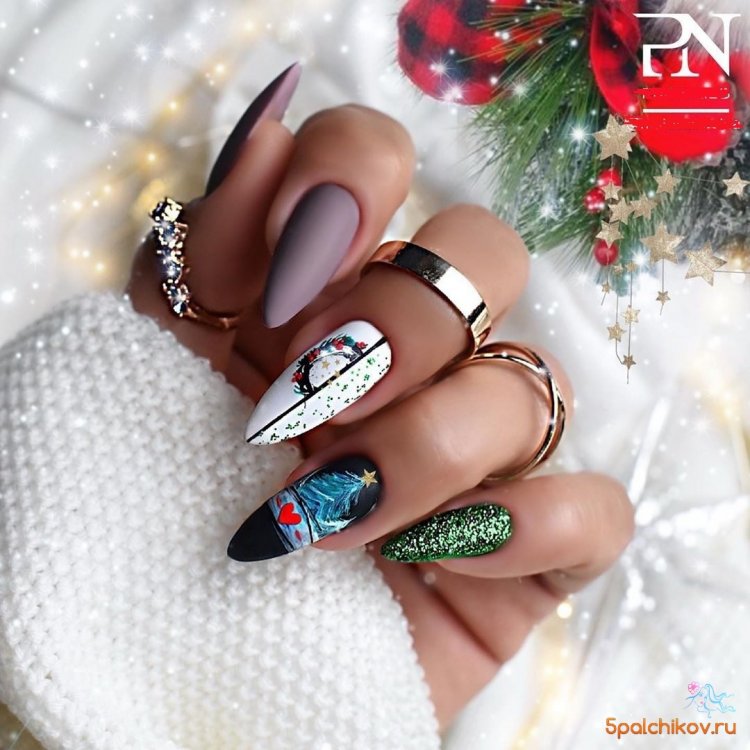 Зимовий манікюр