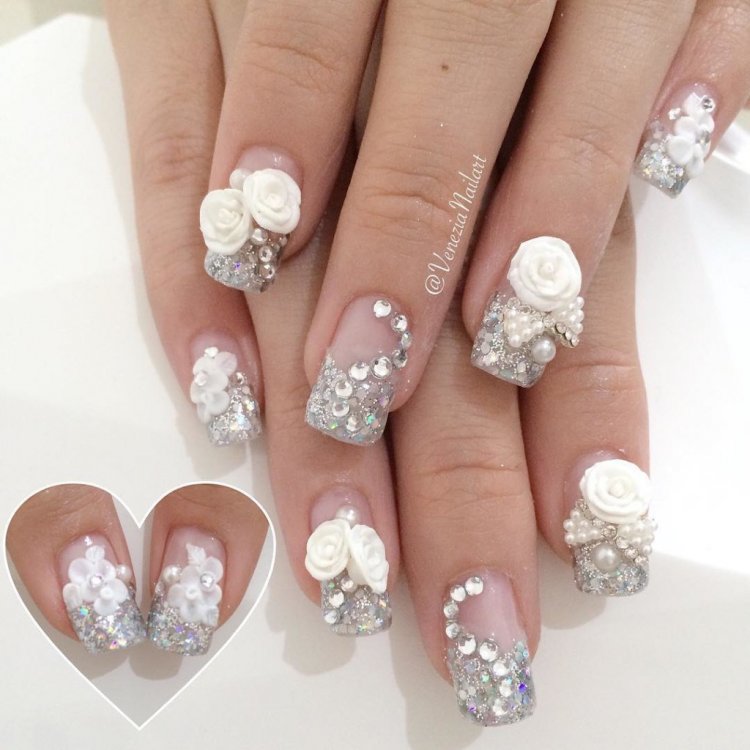 Святковий манікюр на весілля