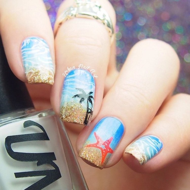 Пляжний манікюр