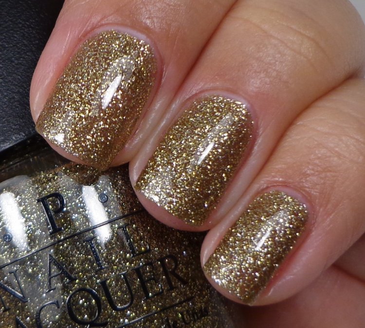 Гель лак OPI GELCOLOR all Sparkly and Gold e49