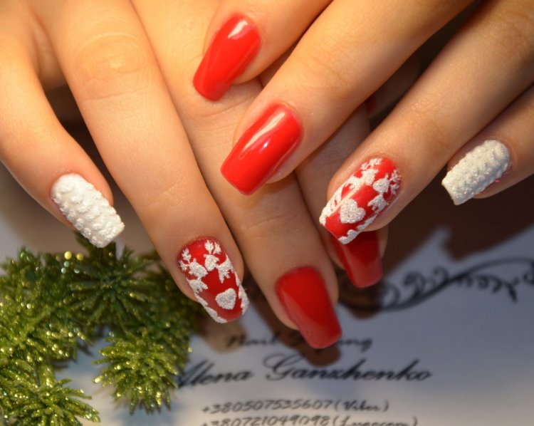 Красивий манікюр на новий рік