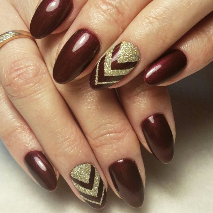 Манікюр у червоних тонах