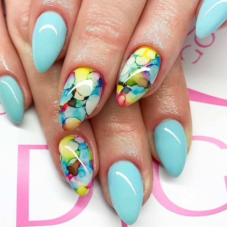 Гарні літні нігті