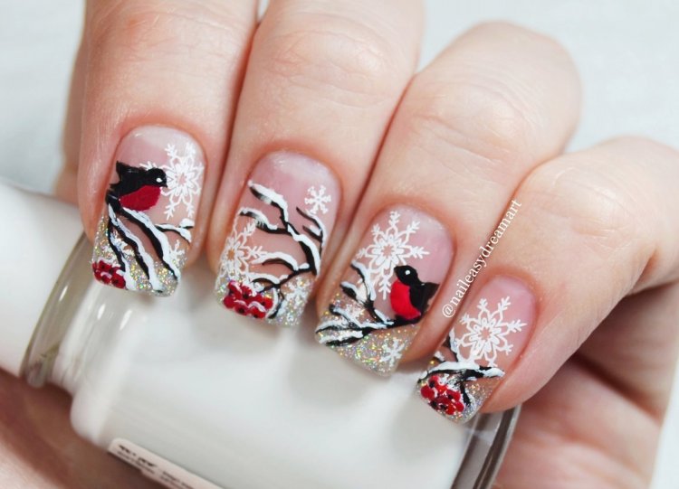 Зимовий манікюр