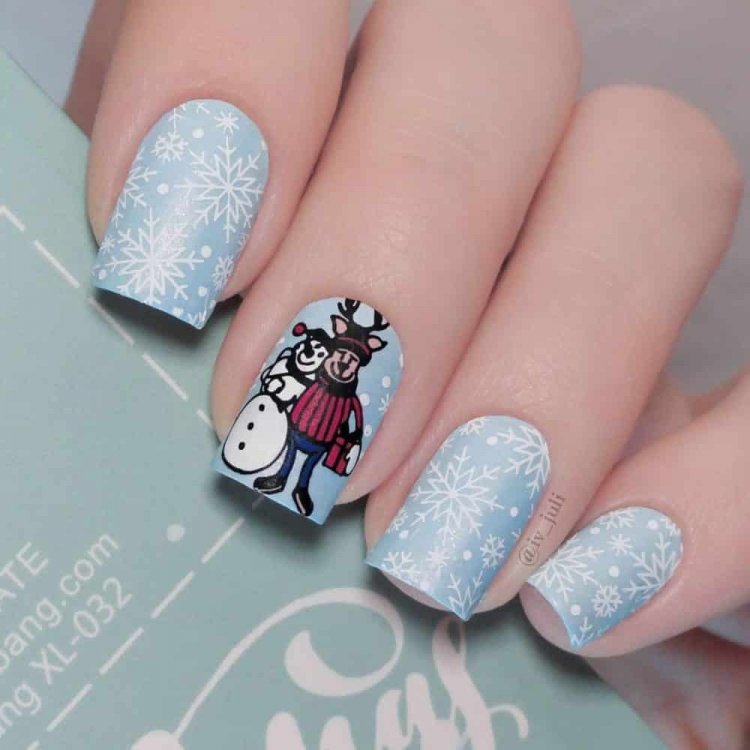 Зимові нігті