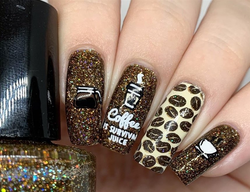 Манікюр для тих, хто любить каву: 20 ідей нейл-арту