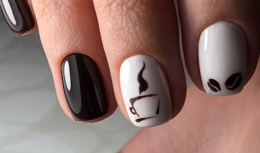 Манікюр для тих, хто любить каву: 20 ідей нейл-арту