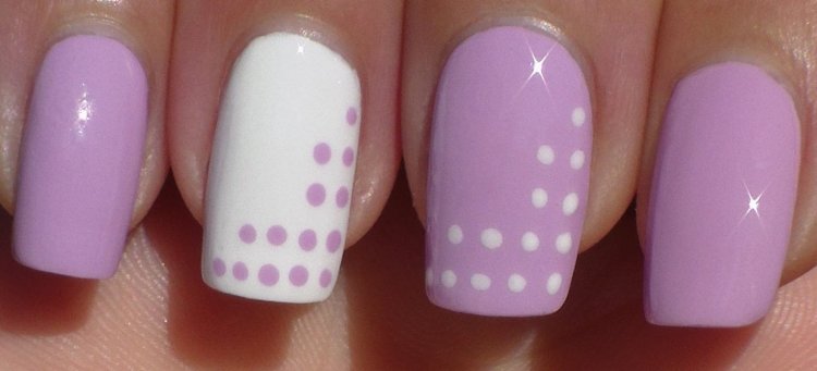 Ногти простенькие но красивые