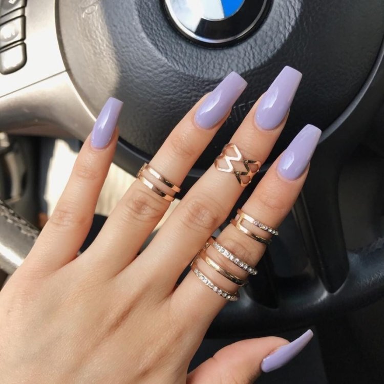 Эффектный маникюр на длинные ногти