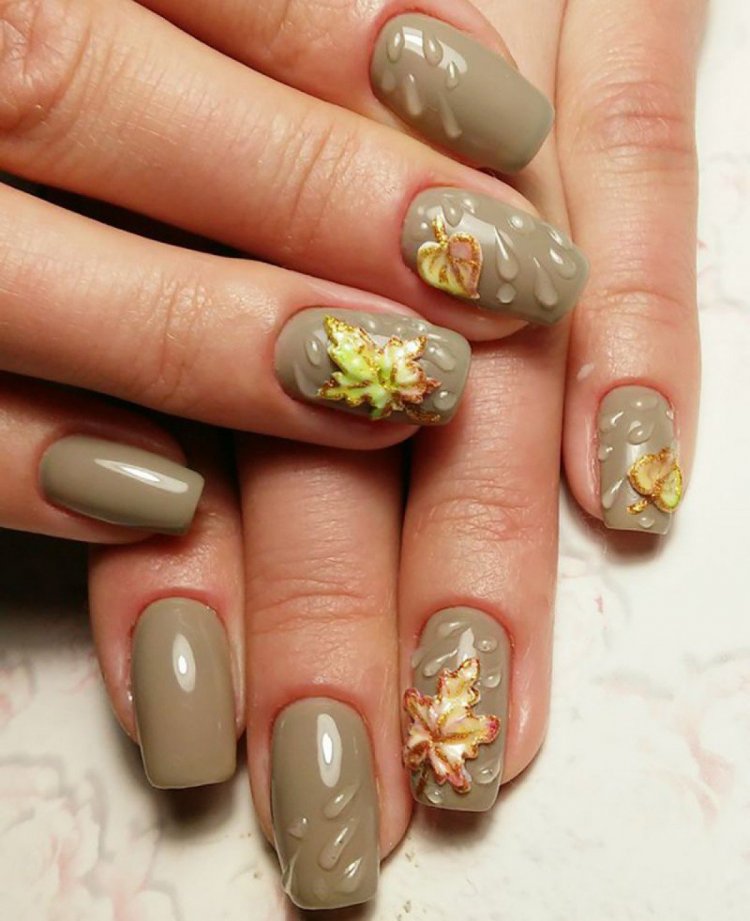 Ногти осень