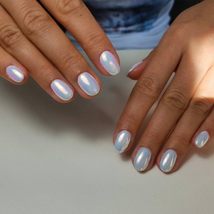 Голубая Жемчужная Жемчужная втирка