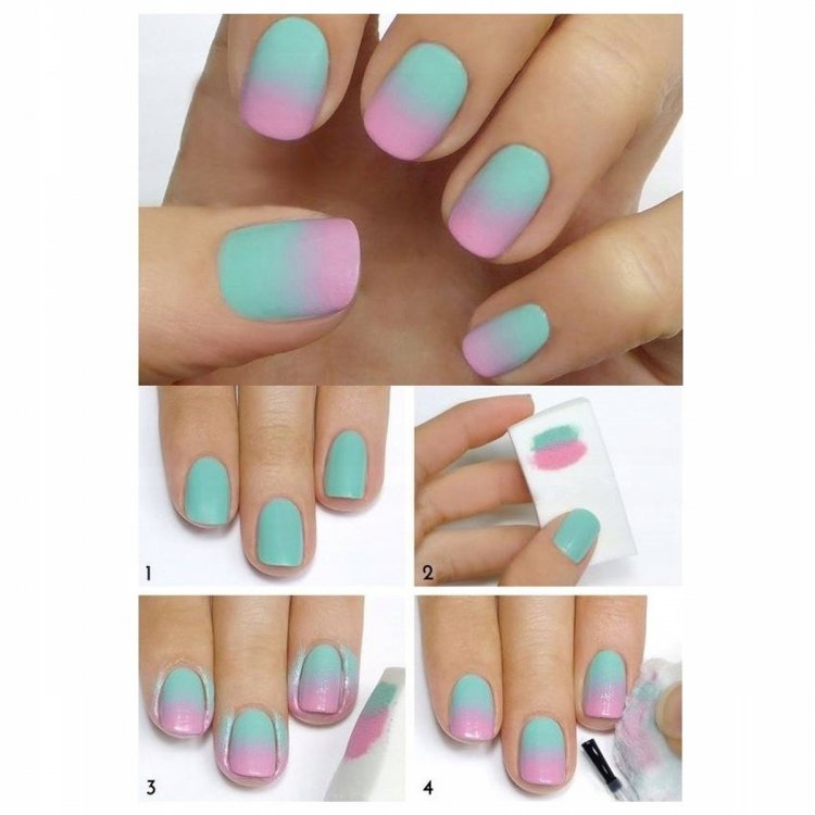 Простий манікюр одним кольором