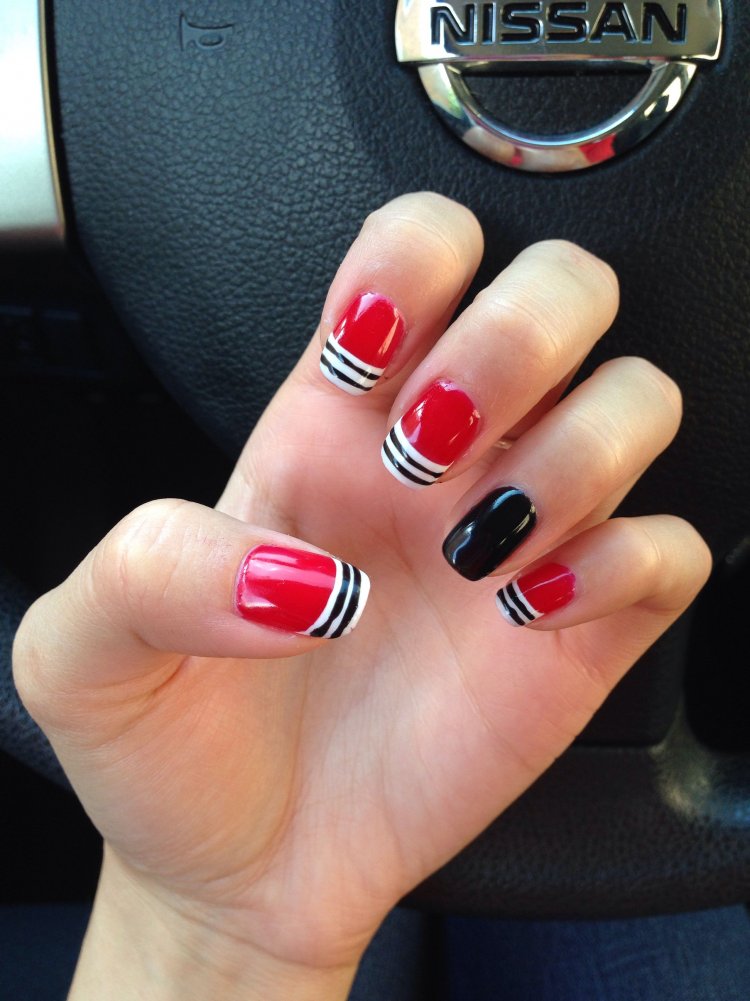 Ногти в спортивном стиле