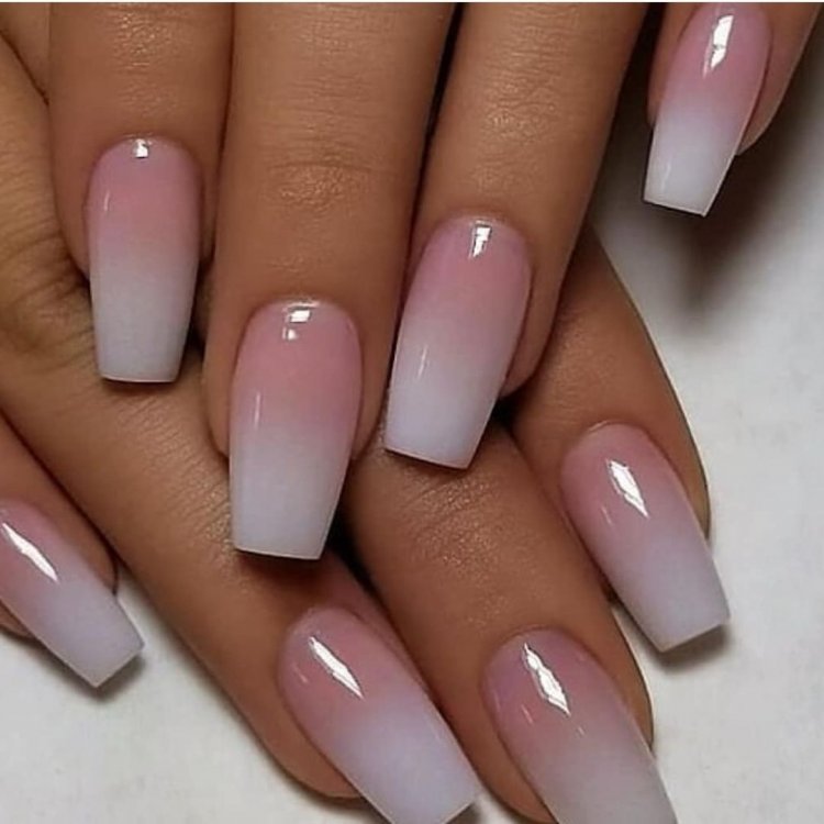 Нарощенные ногти омбре