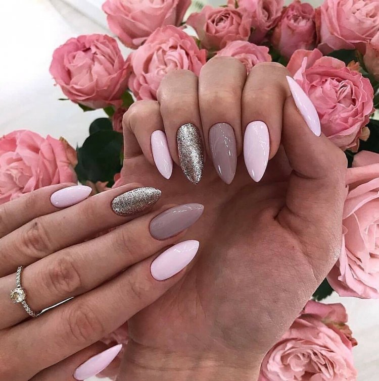 Красивый маникюр на длинные ногти