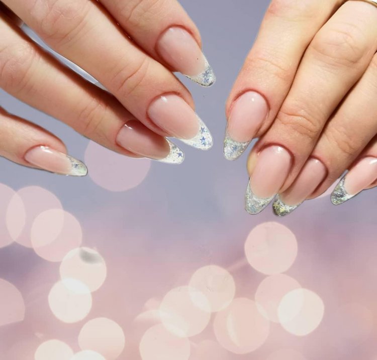 Маникюр Хрустальный френч