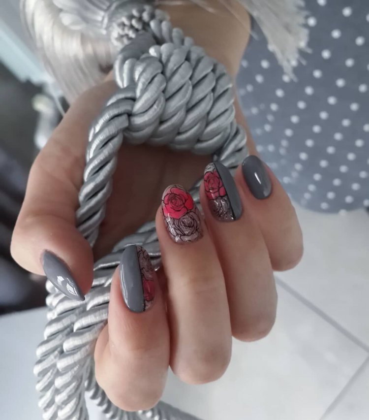 Ногти графит