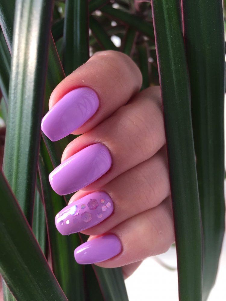 Красивые Лавандовые ногти