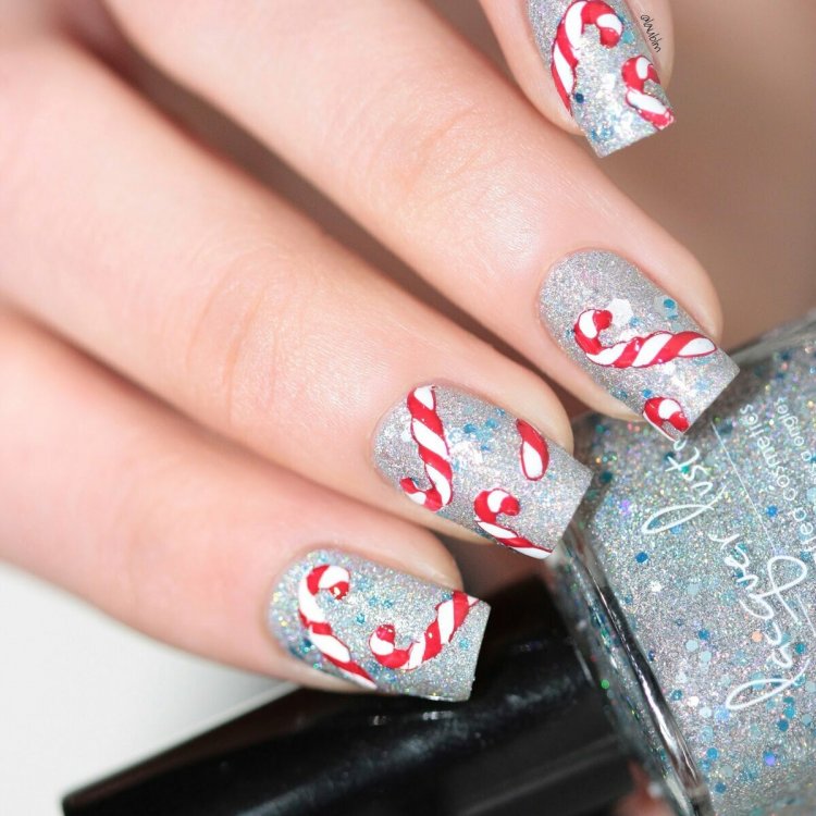 Идеи новогоднего маникюра