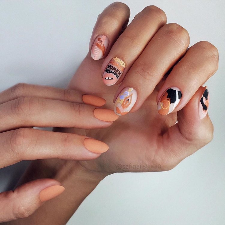 Необычный корейский маникюр