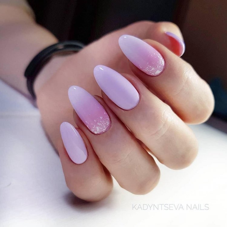 Манікюр градієнт рожевий