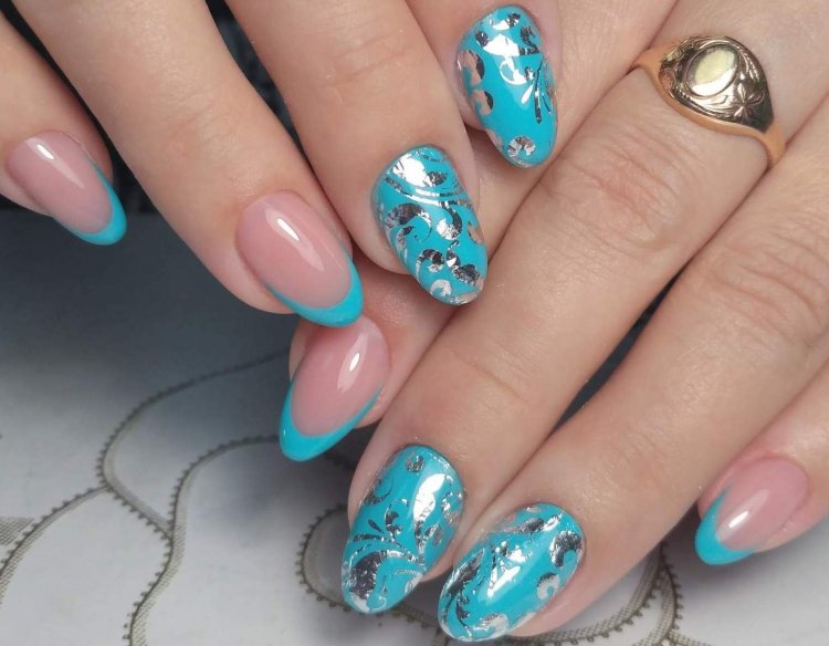 Бирюзовый френч