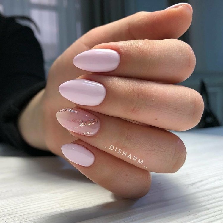 Аккуратные нежные ногти