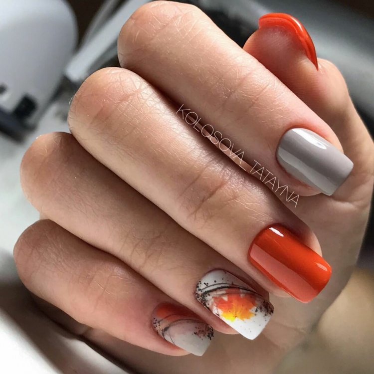 Осенний маникюр 2020 модные