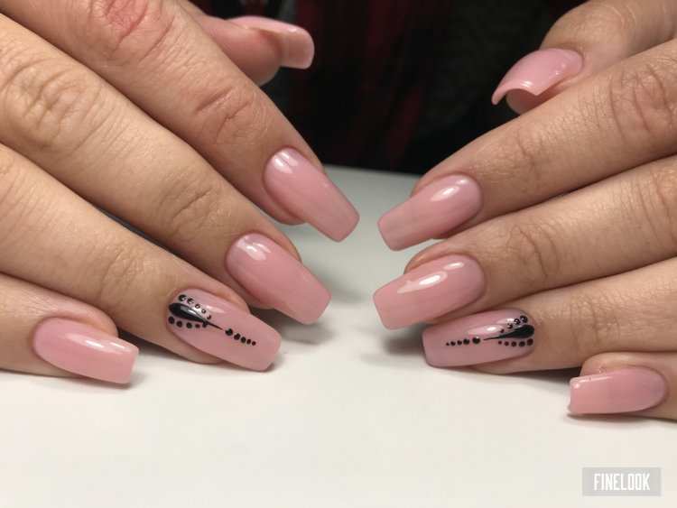 Маникюр дизайн нарощенные немного