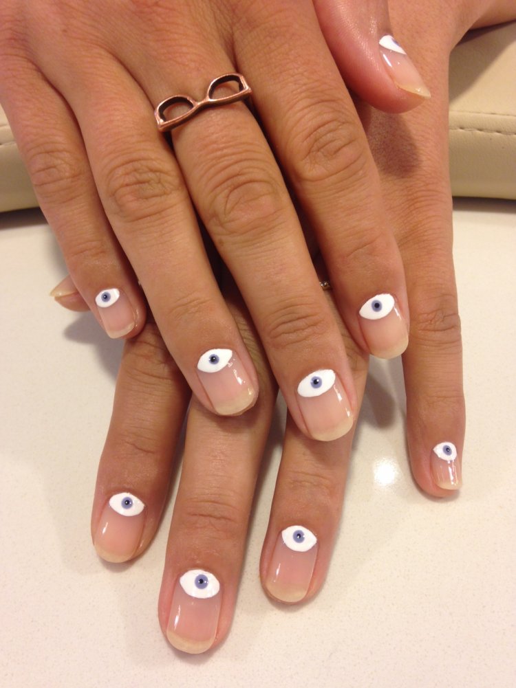 Манікюр турецьке око - 58 фото
