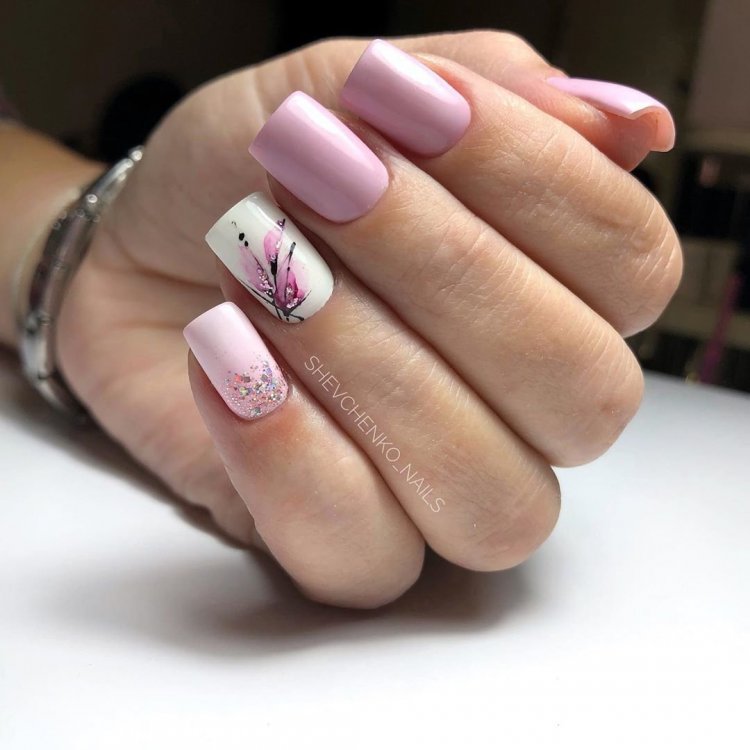 Красивые нежные ногти 2020 новинки